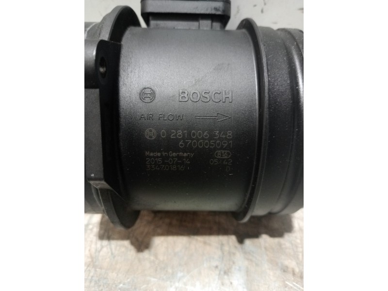 Recambio de caudalimetro para maserati ghibli diesel referencia OEM IAM 0281006348 670005091 