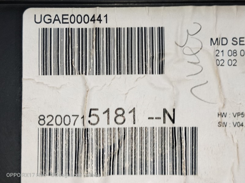 Recambio de cuadro instrumentos para renault clio iii 1.2 16v referencia OEM IAM 8200715181N UGAE000441 