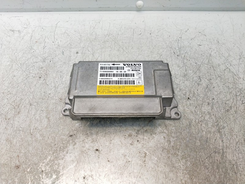 Recambio de centralita airbag para volvo xc60 kinetic 2wd referencia OEM IAM P31451752 0285013274 