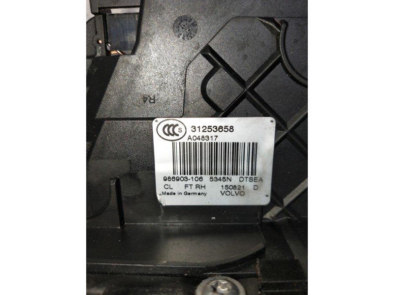 Recambio de motor cierre centralizado delantero derecho para volvo xc60 kinetic 2wd referencia OEM IAM 31253658 986903106 