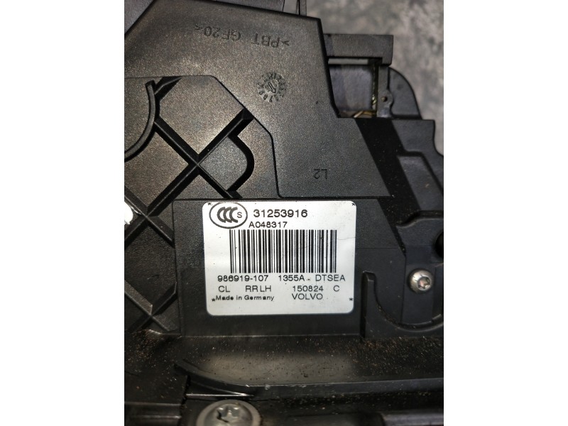 Recambio de motor cierre centralizado trasero izquierdo para volvo xc60 kinetic 2wd referencia OEM IAM 31253916  