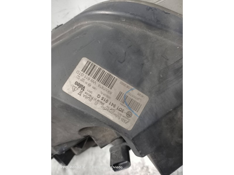 Recambio de faro izquierdo para volkswagen phaeton (3d2/3d8) 6.0 w12 48v cat (ban) referencia OEM IAM 3D1941015G 89005858 