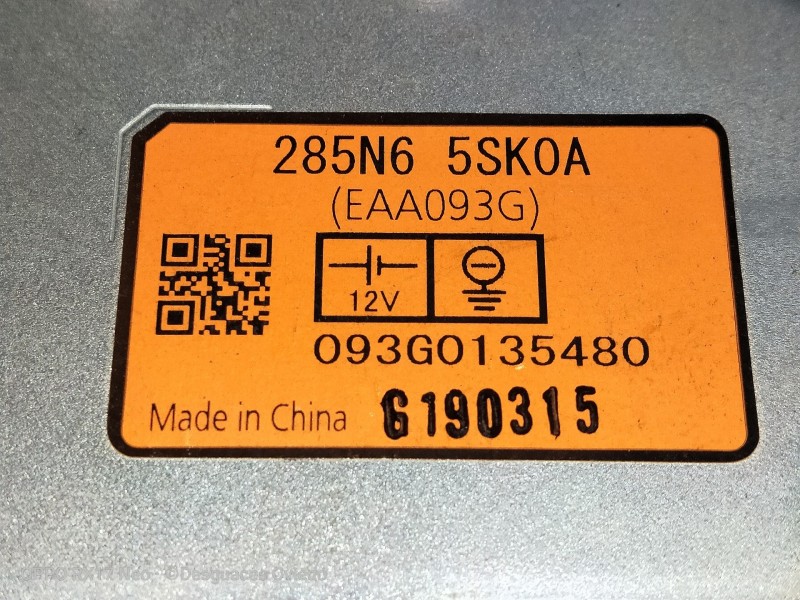 Recambio de modulo electronico para nissan leaf 2 zero edition referencia OEM IAM 285N65SK0A 093G0135480 EAA093G