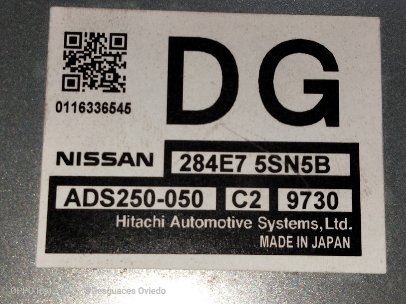 Recambio de modulo electronico para nissan leaf 2 zero edition referencia OEM IAM 284E75SN5B ADS250050 
