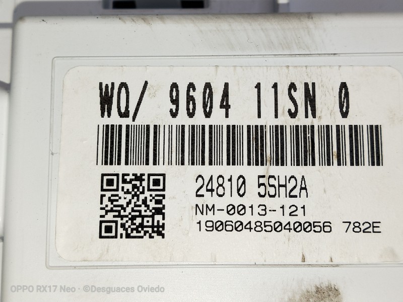 Recambio de cuadro instrumentos para nissan leaf 2 zero edition referencia OEM IAM 960411SN0 248105SH2A NM0013121