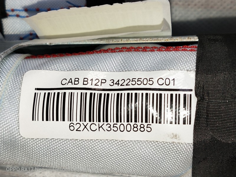 Recambio de airbag cortina delantero izquierdo para nissan leaf 2 zero edition referencia OEM IAM CABB12P34225505C01 62XCK350088