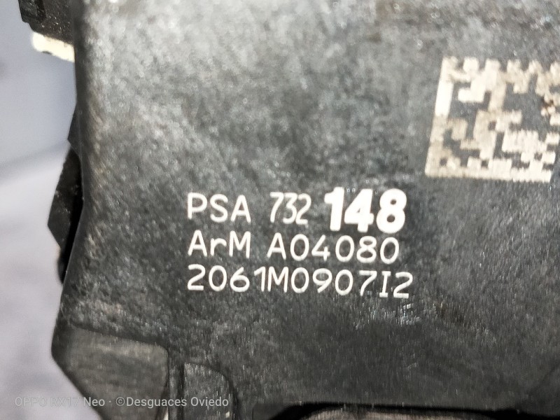Recambio de motor cierre centralizado delantero derecho para citroen c5 berlina millenium referencia OEM IAM 732148 2061M090712 