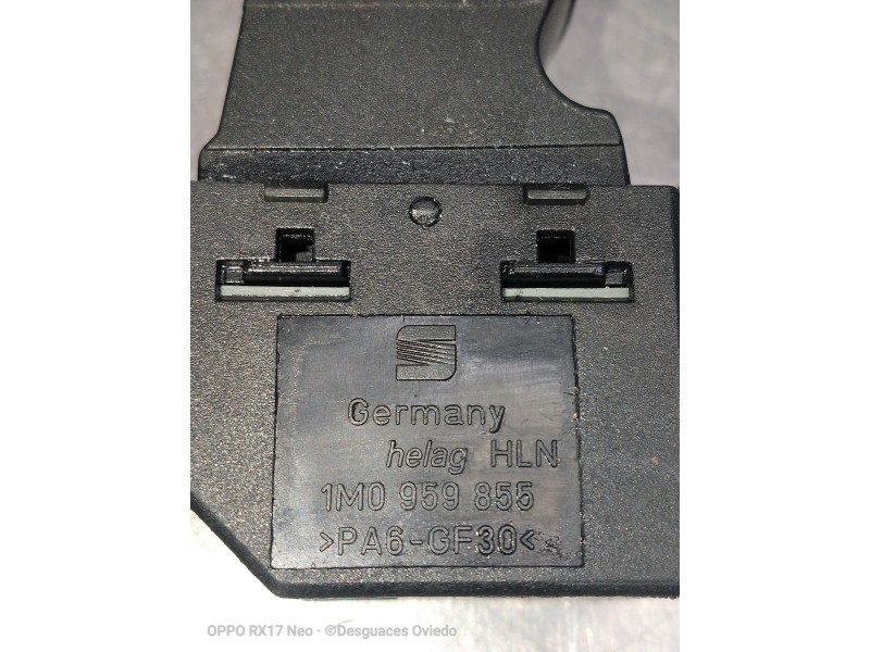 Recambio de mando elevalunas delantero derecho para seat toledo (1m2) 1.9 tdi referencia OEM IAM 1M0959855  4P