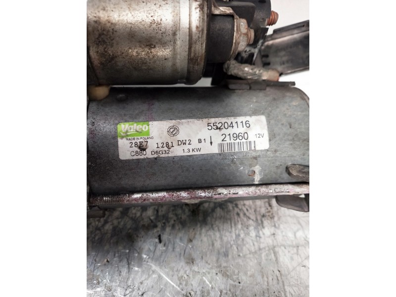 Recambio de motor arranque para fiat linea (110) dynamic referencia OEM IAM 55204116 VALEO 
