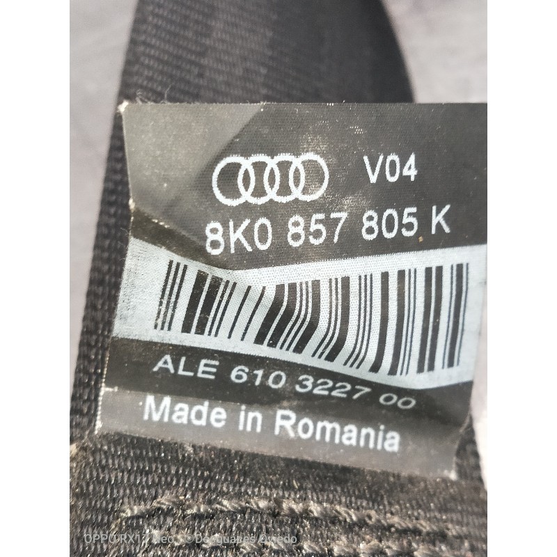 Recambio de juego cinturones trasero para audi a5 coupe (8t) 2.7 tdi referencia OEM IAM 8K0857805K ALE610322700 2P