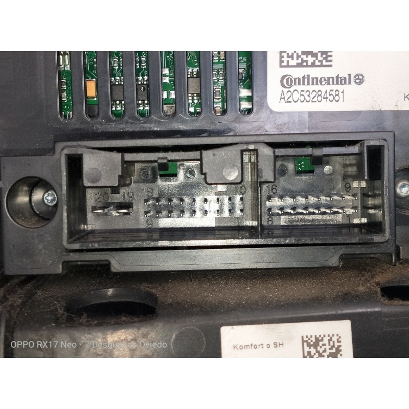 Recambio de mando calefaccion / aire acondicionado para audi a5 coupe (8t) 2.7 tdi referencia OEM IAM 8T1820043Q A2C53284581 