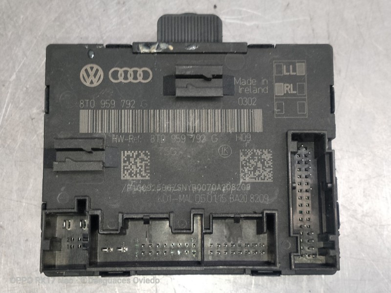 Recambio de modulo electronico para audi a5 coupe (8t) 2.7 tdi referencia OEM IAM 8T0959792G DELANTERO DERECHO
