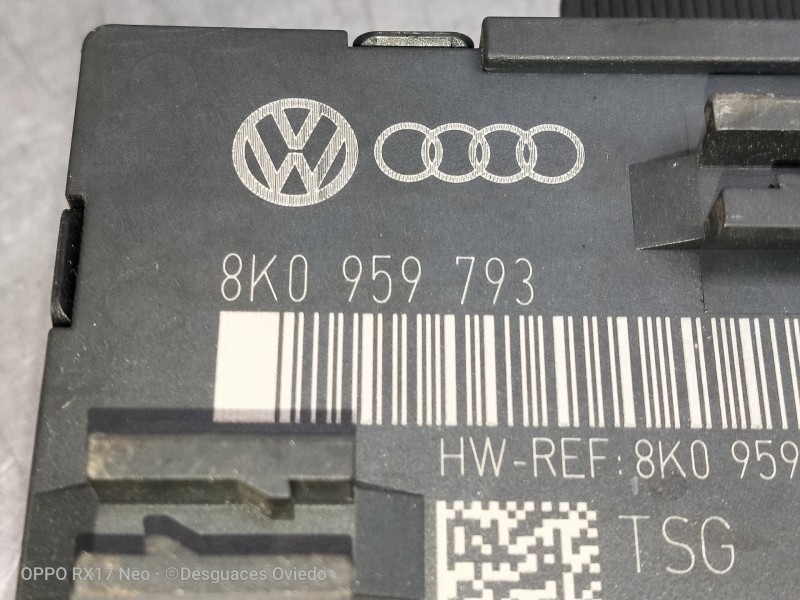Recambio de modulo electronico para audi a5 coupe (8t) 2.7 tdi referencia OEM IAM 8K0959793 DELANTERO IZQUIERDA