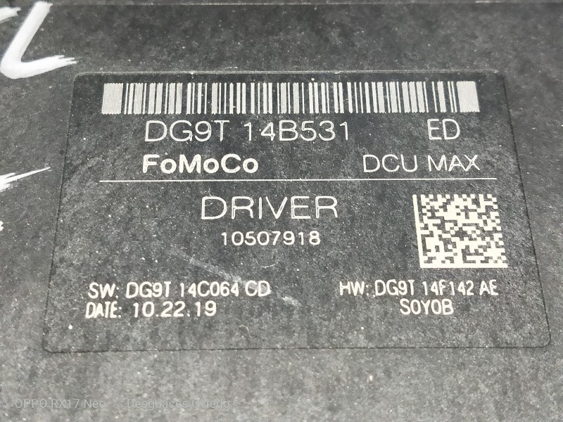 Recambio de modulo electronico para ford mondeo turn. hybrid trend referencia OEM IAM DG9T14B531 10507918 