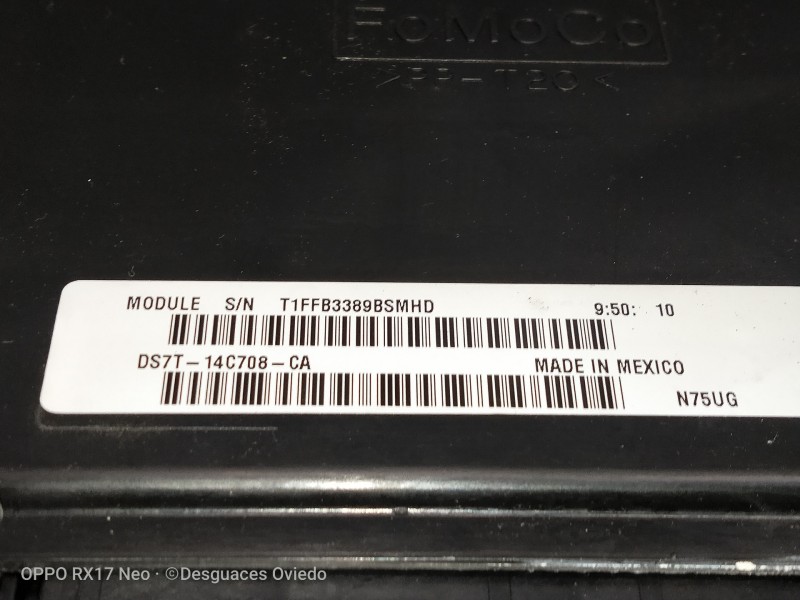Recambio de modulo electronico para ford mondeo turn. hybrid trend referencia OEM IAM DS7T14C708CA T1FFB3389BSMHD 