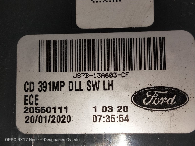 Recambio de piloto trasero izquierdo interior para ford mondeo turn. hybrid trend referencia OEM IAM JS7B12A603CF 20560111 