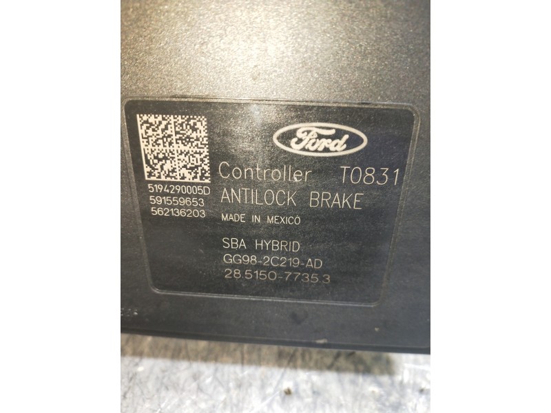 Recambio de abs para ford mondeo turn. hybrid trend referencia OEM IAM 28515077353 GG982C219AD LG982C555AA