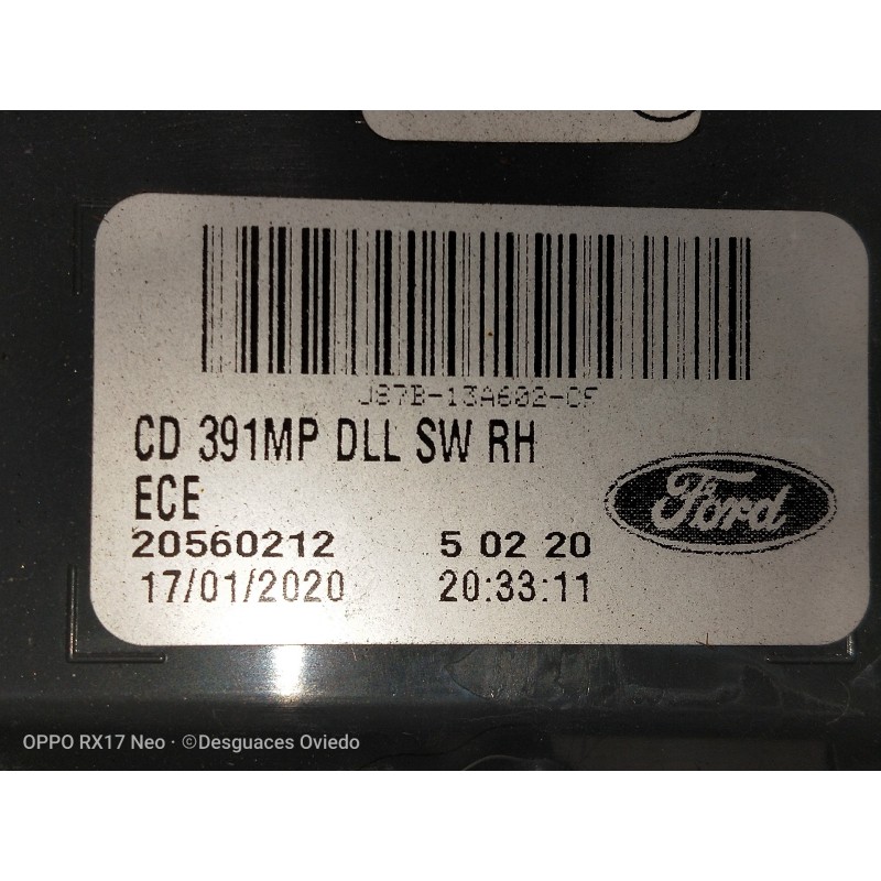 Recambio de piloto trasero derecho interior para ford mondeo turn. hybrid trend referencia OEM IAM JS7B13A602CF 20560212 