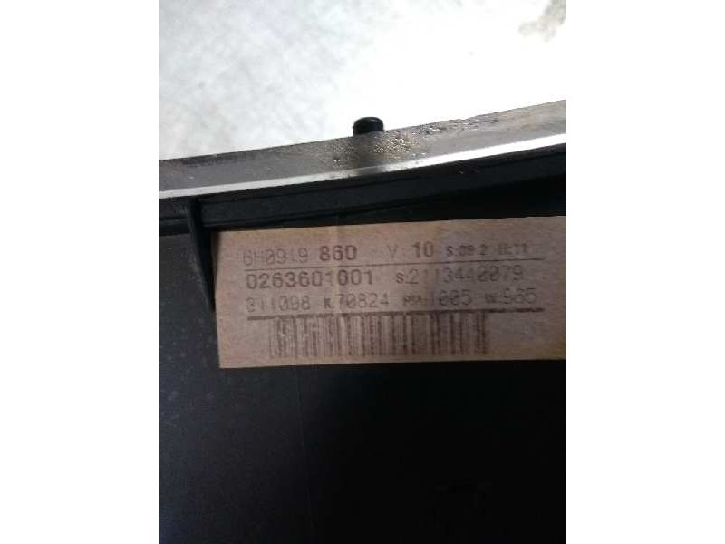 Recambio de cuadro instrumentos para seat arosa (6h1) 1.0 referencia OEM IAM 6H0919860 0263601001 