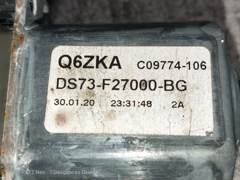 Recambio de elevalunas trasero derecho para ford mondeo turn. hybrid trend referencia OEM IAM DS73F27000BG C09774106 5P