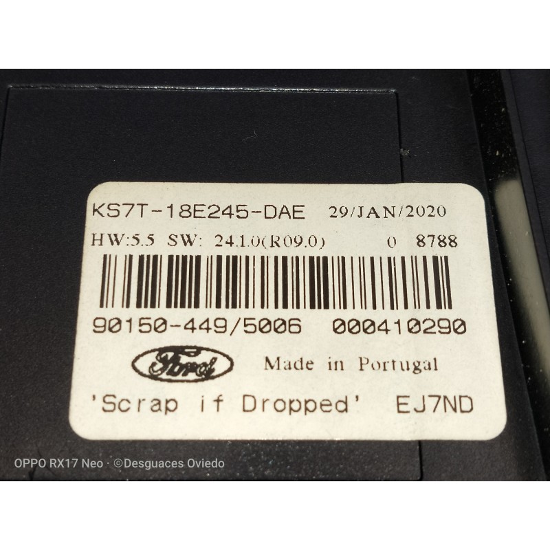 Recambio de mando calefaccion / aire acondicionado para ford mondeo turn. hybrid trend referencia OEM IAM KS7T18E245DAE 90150449