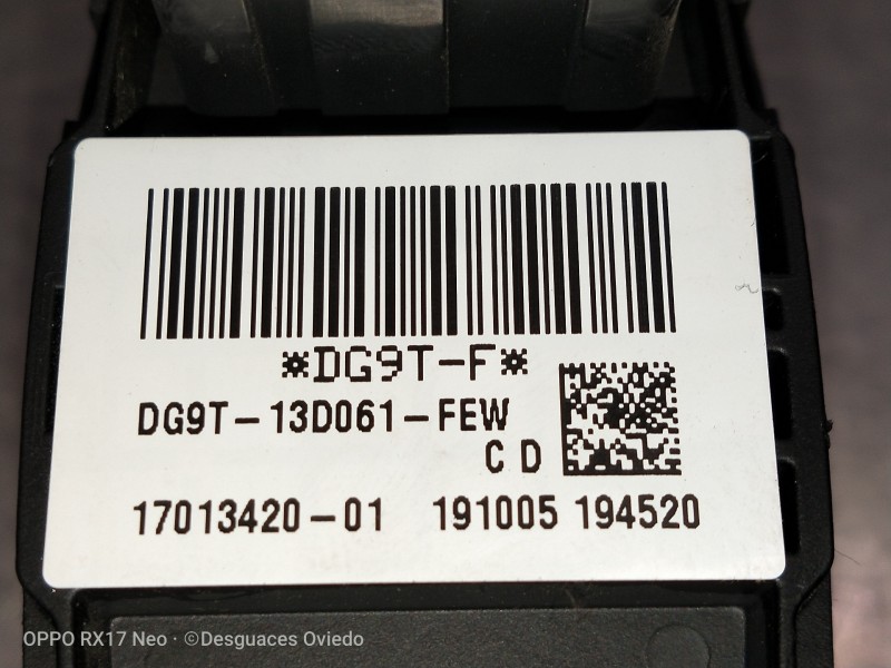 Recambio de mando luces para ford mondeo turn. hybrid trend referencia OEM IAM DG9T13D061FEW 1701342001 INTERRUPTOR