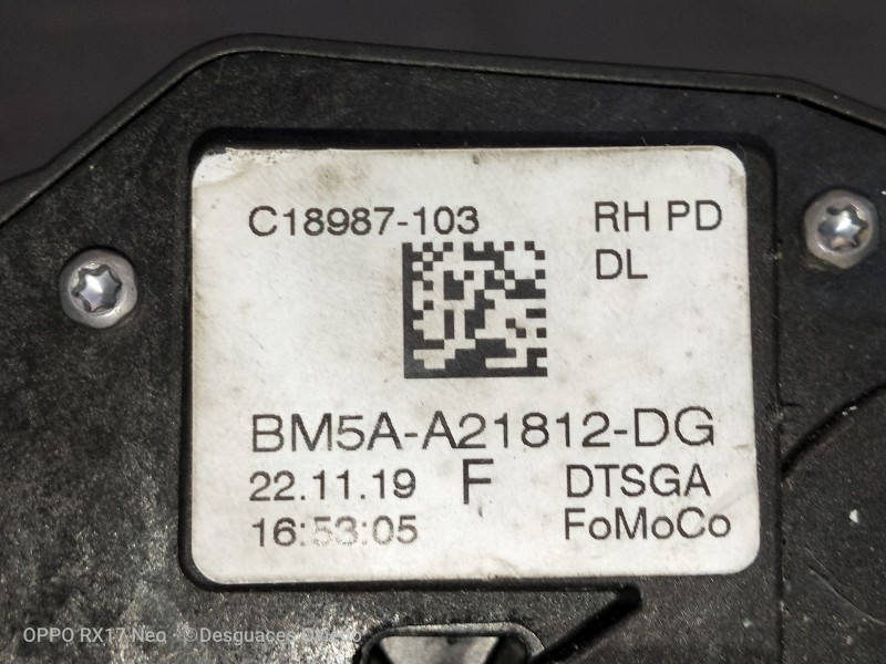 Recambio de motor cierre centralizado delantero derecho para ford mondeo turn. hybrid trend referencia OEM IAM BM5AA21812DG C189