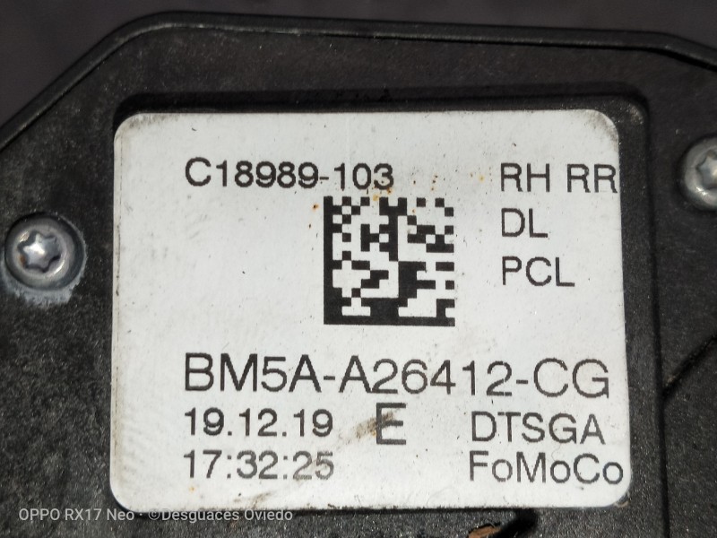 Recambio de motor cierre centralizado trasero derecho para ford mondeo turn. hybrid trend referencia OEM IAM BM5AA26412CG C18989