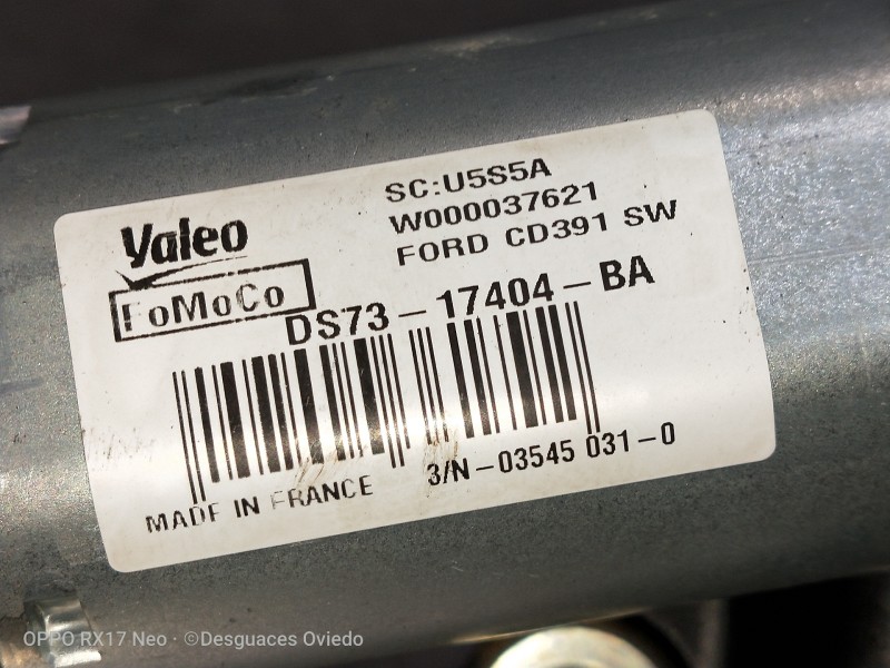 Recambio de motor limpia trasero para ford mondeo turn. hybrid trend referencia OEM IAM DS7317404BA W000037621 