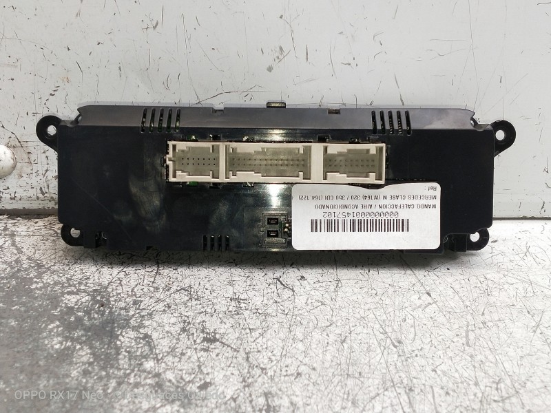 Recambio de mando calefaccion / aire acondicionado para mercedes clase m (w164) 320 / 350 cdi (164.122) referencia OEM IAM A2518