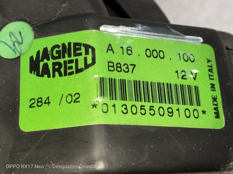 Recambio de motor calefaccion para lancia thesis (115) 3.0 v6 24v cat referencia OEM IAM 01305509100 A16000100 B837