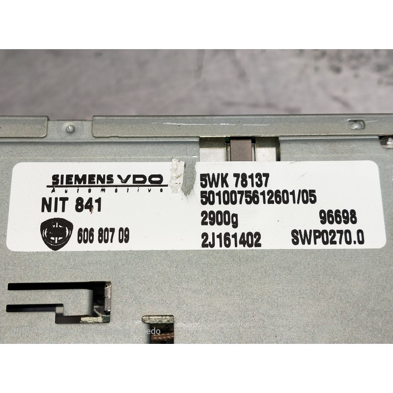 Recambio de sistema navegacion gps para lancia thesis (115) 3.0 v6 24v cat referencia OEM IAM 5WK78137 501007561260105 60680709