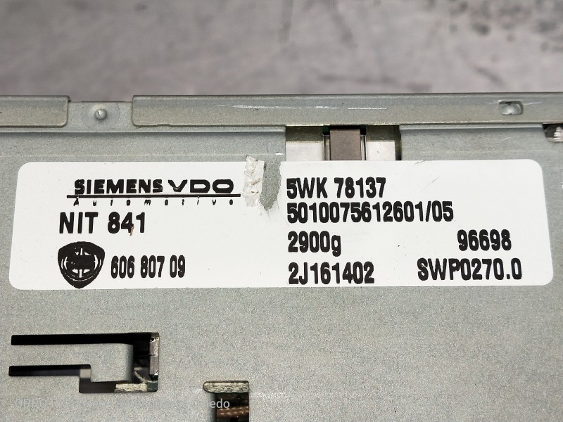 Recambio de sistema navegacion gps para lancia thesis (115) 3.0 v6 24v cat referencia OEM IAM 5WK78137 501007561260105 60680709