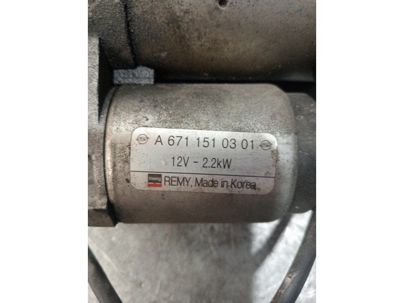 Recambio de motor arranque para ssangyong rexton w limited 4wd referencia OEM IAM A6711510301  