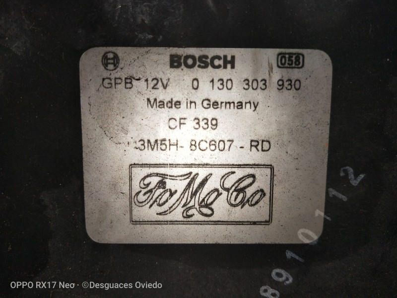 Recambio de electroventilador para volvo s40 berlina 1.8 kinetic referencia OEM IAM 3M5H8C607RD 0130303930 