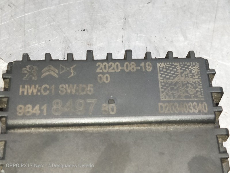 Recambio de modulo electronico para opel mokka x referencia OEM IAM 9841849780 D203403340 