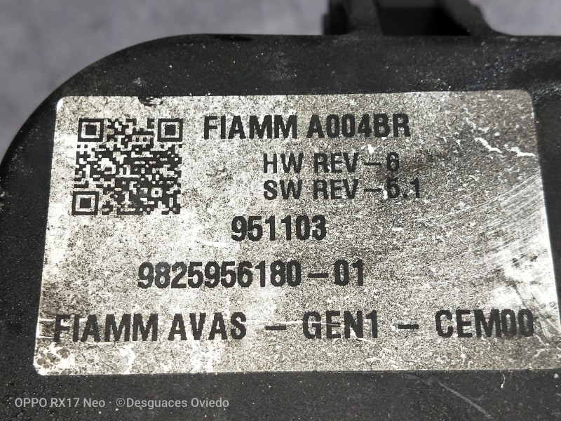 Recambio de modulo electronico para opel mokka x referencia OEM IAM 982595618001 951103 ALARMS