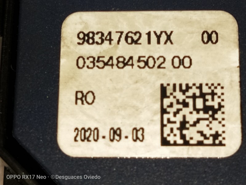 Recambio de mando multifuncion para opel mokka x referencia OEM IAM 98347621YX 03548450200 