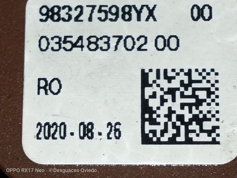 Recambio de mando multifuncion para opel mokka x referencia OEM IAM 98327598YX 03548370200 