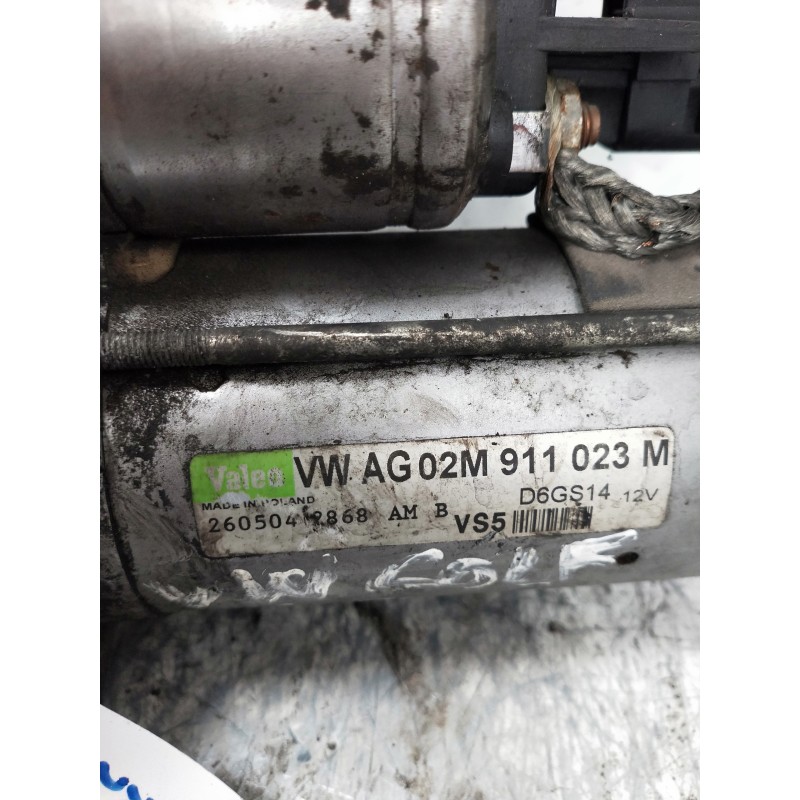 Recambio de motor arranque para volkswagen golf v berlina (1k1) gt sport 4motion referencia OEM IAM 02M911023M D6GS14 