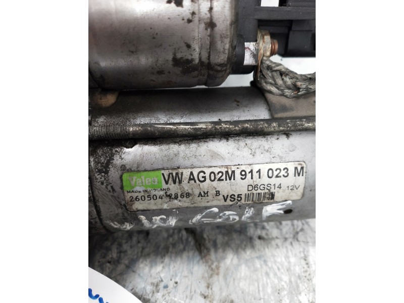 Recambio de motor arranque para volkswagen golf v berlina (1k1) gt sport 4motion referencia OEM IAM 02M911023M D6GS14 