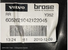 Recambio de elevalunas trasero derecho para volvo v60 kombi momentum referencia OEM IAM 6052621042122045  5P 2