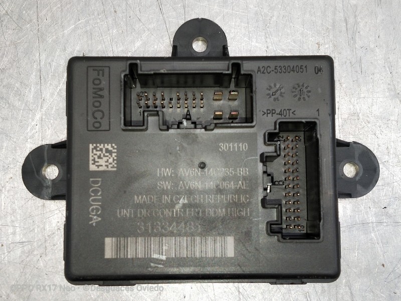 Recambio de modulo electronico para volvo v60 kombi momentum referencia OEM IAM 31334481 AV6N14C235BB AV6N14C064AE
