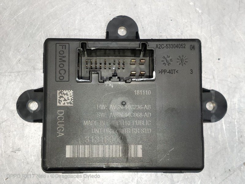 Recambio de modulo electronico para volvo v60 kombi momentum referencia OEM IAM 31318962 AV6N14C236AB AV6N14C068AD