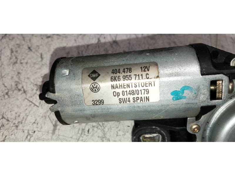 Recambio de motor limpia trasero para seat ibiza (6k1) stella referencia OEM IAM 6K6955711C  