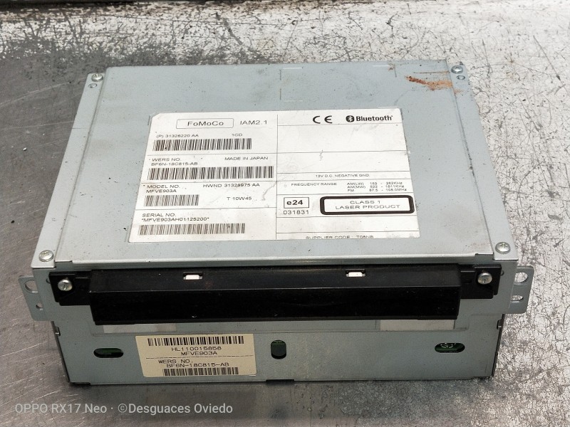 Recambio de sistema navegacion gps para volvo v60 kombi momentum referencia OEM IAM 31326220AA BF6N18C815AB 