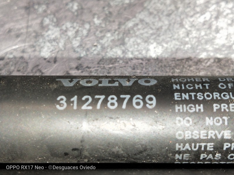 Recambio de amortiguadores capo para volvo v60 kombi momentum referencia OEM IAM 31278769 017331 0380N