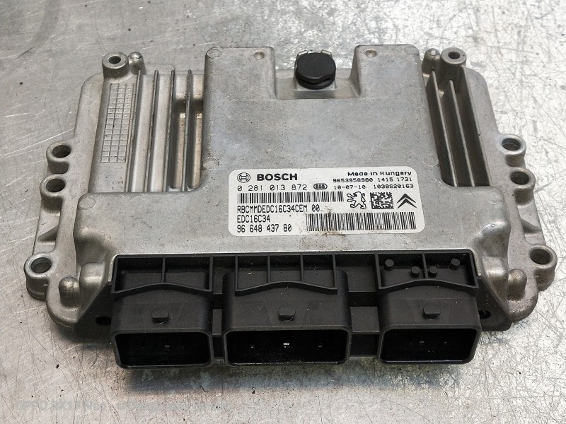 Recambio de centralita motor uce para peugeot 308 confort referencia OEM IAM 9664843780 0281013872 9653958980