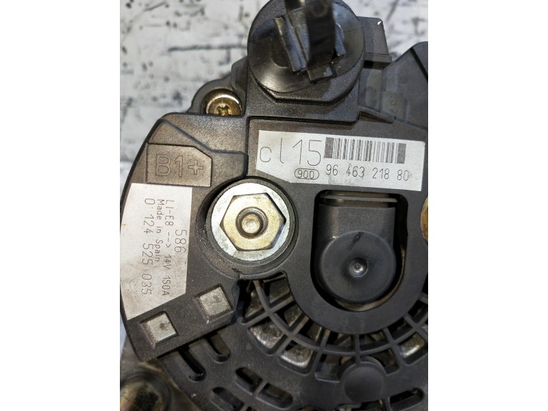 Recambio de alternador para citroen c4 berlina vtr plus referencia OEM IAM 9646321880 0124525035 