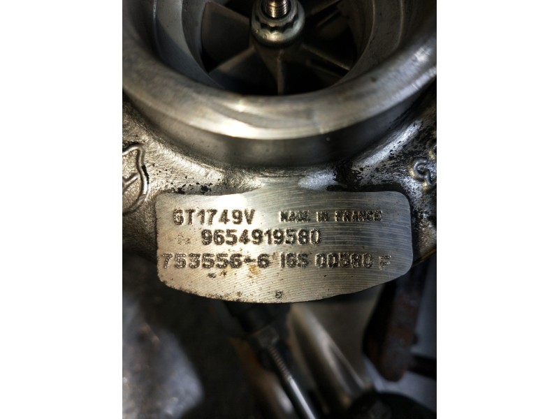 Recambio de turbocompresor para citroen c4 berlina vtr plus referencia OEM IAM 9654919580 7535566 
